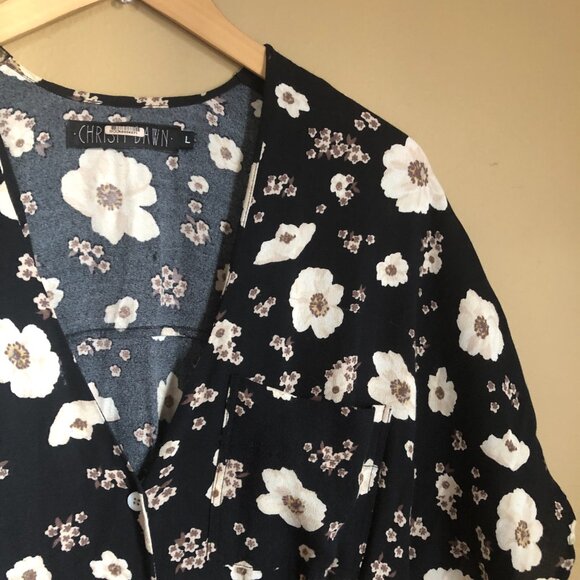 Christy Dawn Lottie night cosmo floral print maxi dress - Picture 9 of 10